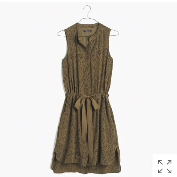 • Madewell • Silk Playa Dress in Leopard Fade XS - Picture 3 of 5